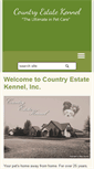 Mobile Screenshot of countryestatekennel.com